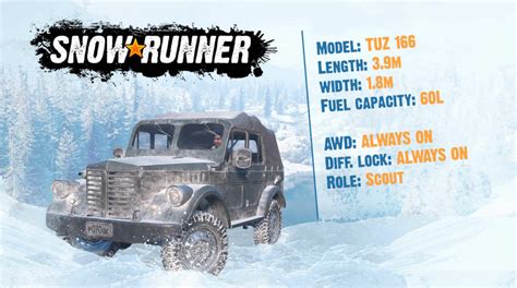 How To Get Tuz In Snowrunner Free Scout Vehicle