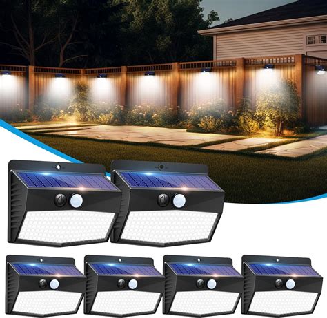 Luces Solares Con Sensor De Movimiento Para Exteriores Paquetes