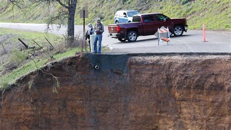 Photos Video Floods Wash Out Chimney Rock Road In SLO County San