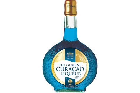 Genuine Curacao Liqueur, Blue - Licores Maduro