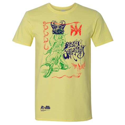 Yellow Mask Tee Limited Edition Maarten Donders Billy Strings