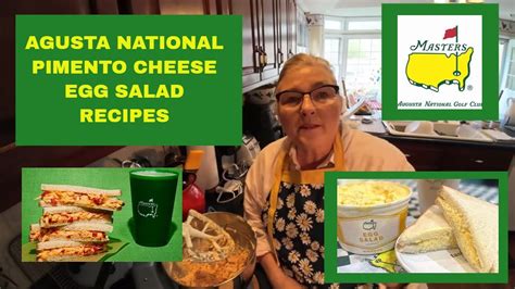 Famous Augusta National Pimento Cheese And Egg Salad 2023 19 Youtube