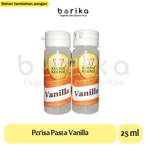 Jual Pasta Vanila Ml Koepoe Koepoe Pasta Prisa Pewarna Vanilla Ml