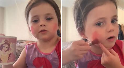 This Little Girl's Makeup Tutorial Is Absolutely Adorable