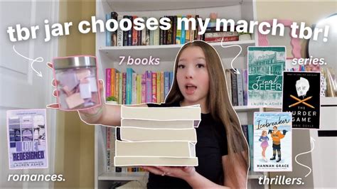 Tbr Prompt Jar Chooses My March Reads My March Tbr YouTube