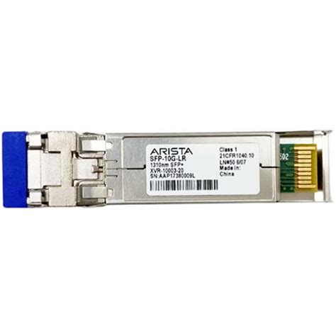 Xvr 10003 20 ราคา จำหน่าย Arista Sfp 10g Lr 10gbase Lr 1310nm 10km