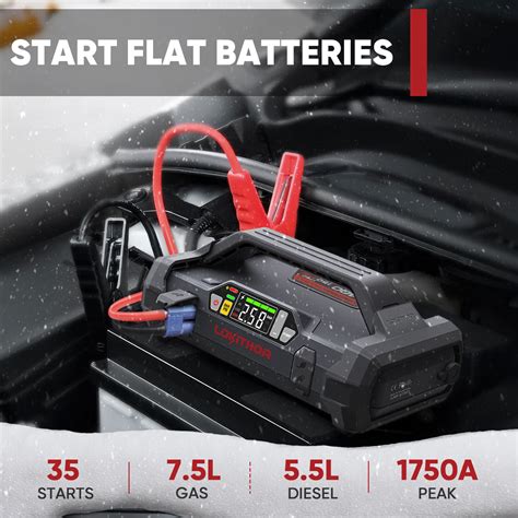 Lokithor Ja A V Lithium Battery Jump Starter With Psi Air