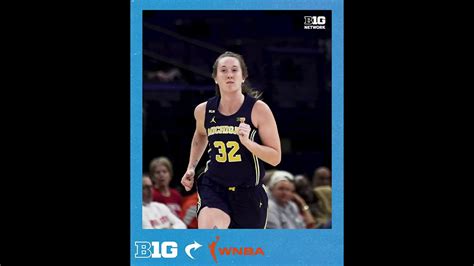 Michigan Women S Basketball Leigha Brown X WNBA Draft YouTube