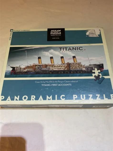 Titanic First Accounts Penguin Random House Panoramic Jigsaw Puzzle 1000 Piece £12 99 Picclick Uk