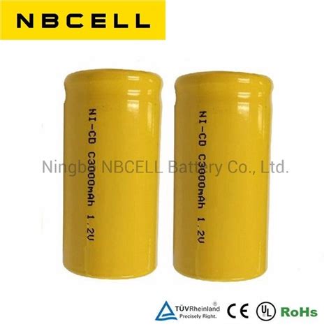 High Power NiCd 1 2V C 3000mAh Battery Ni CD C3000 Rechargeable Battery