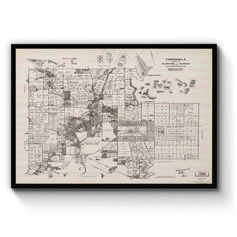 Newbridge, Victoria Vintage Maps