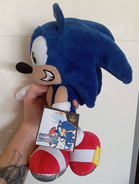 Hand Made Custom Sonic Adventure Plush Sonic Etsy