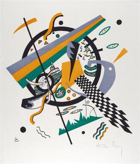 Th Century Abstract Art Vasily Kandinsky Print Reproduction Small