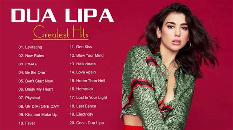 Dua Lipa Best Songs Dua Lipa Greatest Hits Playlist Album 2021 Youtube