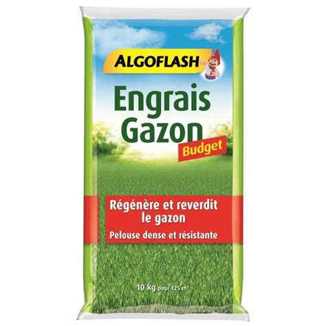 ALGOFLASH Engrais Gazon économique 10kg Cdiscount Jardin