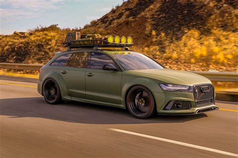 Army Green Widebody Audi Rs6 Avant Wagon Adv1 Adv52 Mv2 Sl Series