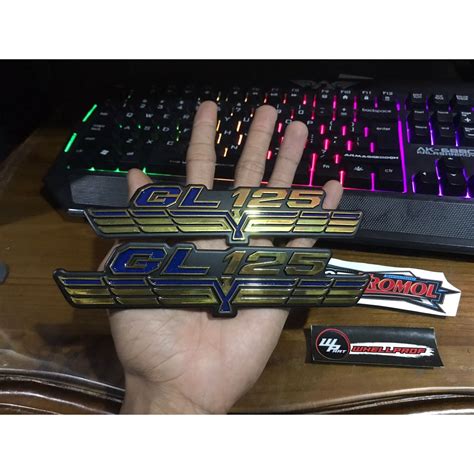 Jual Emblem Tepong Box Aki GL100 Import Whellprof Logo Box Aki Gl100