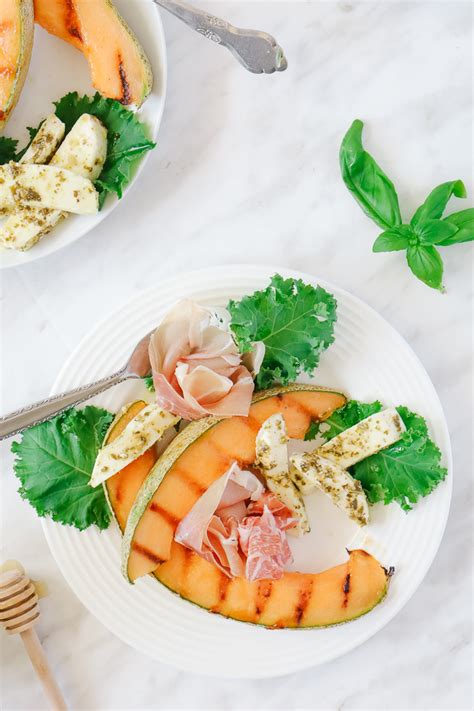 Grilled Cantaloupe With Prosciutto And Mozzarella Grilling