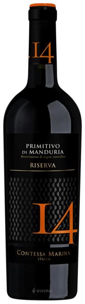 Contessa Marina Primitivo Di Manduria Riserva Vivino Us