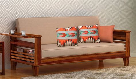 Natraj Exports Wooden Seater Sofa Set For Living Room Furniture