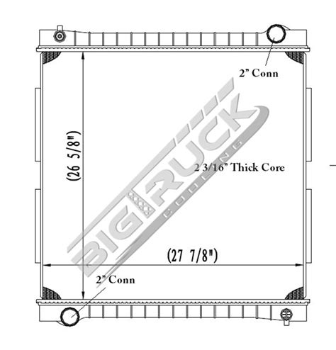 Big Truck Cooling Buy Now Ford Sterling Radiator P