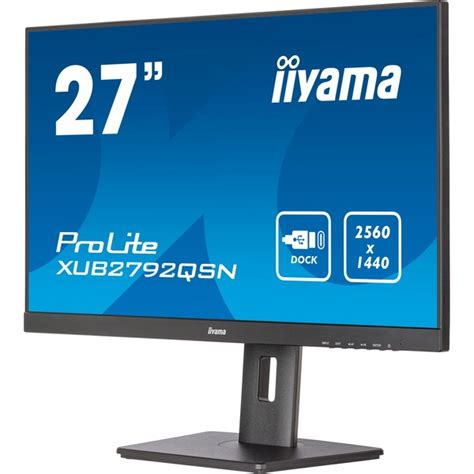 Iiyama Prolite Xub Qsn B Led Monitor Cm Zoll Grau Qhd