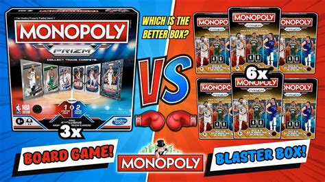 MONOPOLY PRIZM BASKETBALL GAME Vs BLASTER BOXES WE PULLED MORE