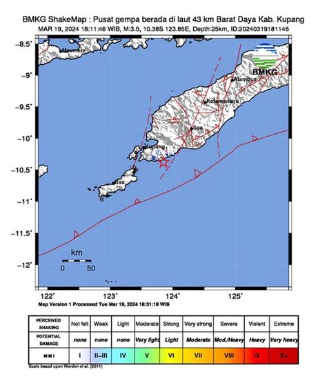 Gempa M Guncang Kupang Ntt Berpusat Di Laut Okezone News