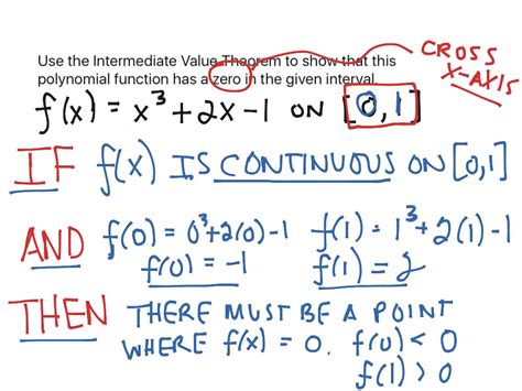 Proof Intermediate Value Theorem Payment Proof 2020