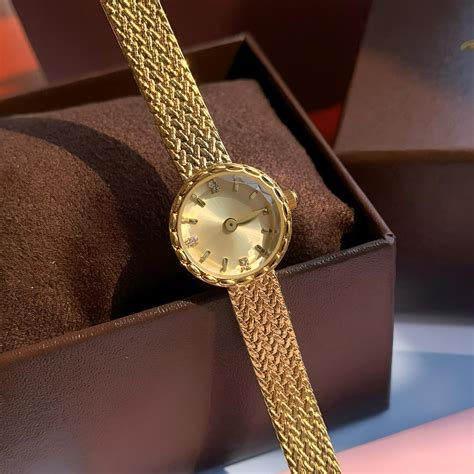 Vintage Gold Watch Women Watch Dainty Watch Jennie B Watch Small