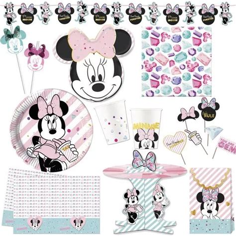 Minnie Mouse Anniversaire F Te Enfants Set D Co Disney Souris Eur