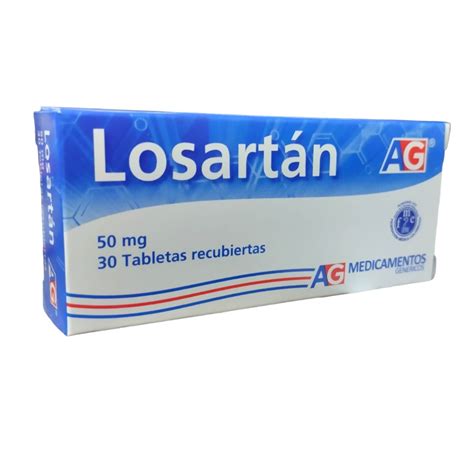 LOSARTAN 50 MG X 30 TABLETAS AG Farma Medical SAS