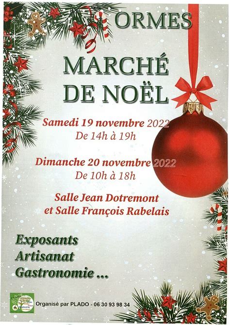 March De No L Ormes Et Novembre On Sort Agenda Des