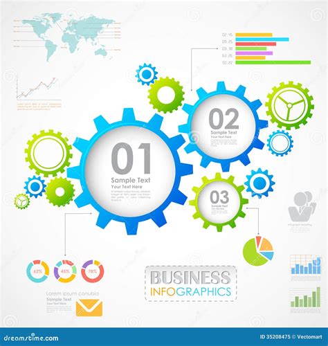 Industrial Infographics Chart Stock Vector - Image: 35208475