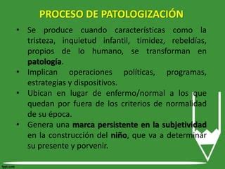 Medicalizacion Y Patologizacion En La Infancia PPT