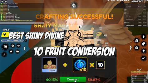 Making A Shiny Divine True Golden King With Giant Passive Fruits