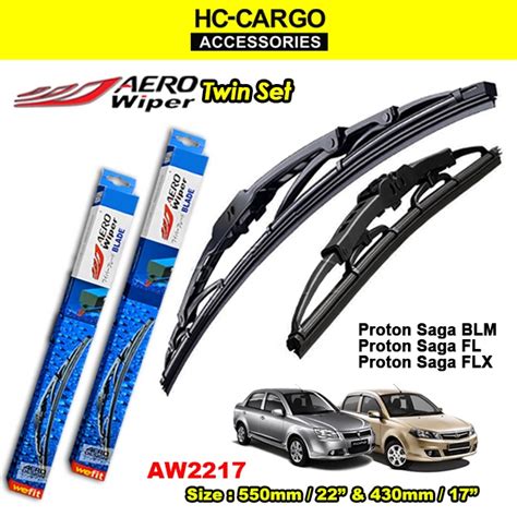 Aero Wiper Proton Saga Blm Fl Flx Vvt Car Windscreen Wiper Size