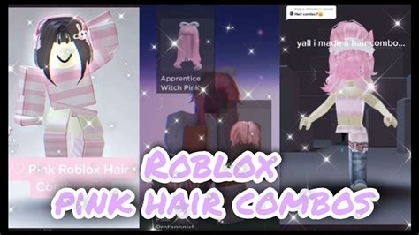 Roblox Pink Hair Combos Tiktok Compilation Vqurxiie Youtube