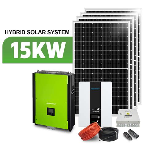 Factory Customize Hybrid Solar Panel Kit Kw On Off Grid Solar Energy