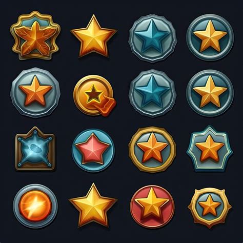 Premium AI Image Ui Star Game Ai Generated Symbol Icon Element