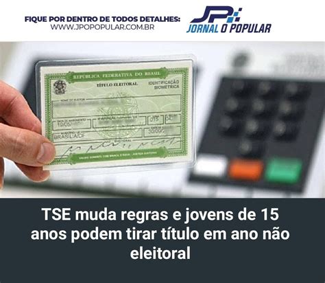 Jovens de 15 anos podem tirar título em ano não eleitoral de acordo