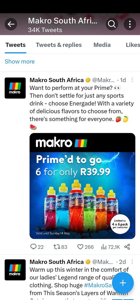 Sune Van Niekerk On Twitter Makro Sa Https T Co Gdqjyvmq I Twitter