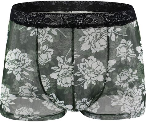 Sexy Durchsichtige Unterw Sche F R Herren Erotisch Sissy Slips F R Herren Gay Boxershorts