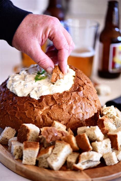 Rye Bread Bowl Dip - TidyMom®