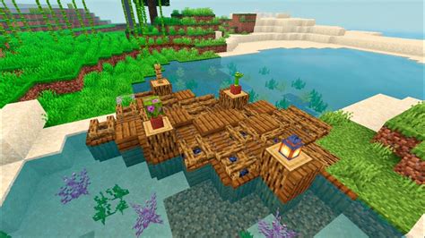 КАК ПОСТРОИТЬ ДЕКОРАТИВНЫЙ МОСТ В MINECRAFT! - YouTube