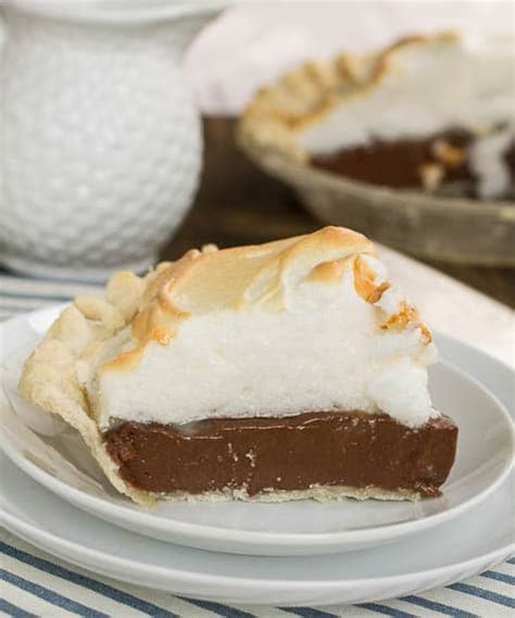 Old Fashioned Chocolate Meringue Pie Spicy Southern Kitchen