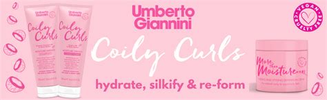 Umberto Giannini Coily Curls Shampoo And Conditioner Set Vegan