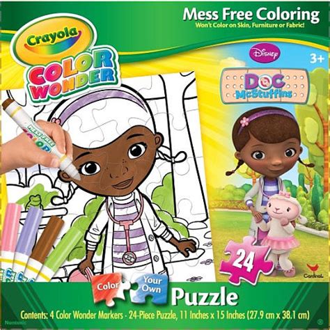 Crayola Color Wonder Puzzle Doc Mcstuffins 24 Pieces Cardinal Ind