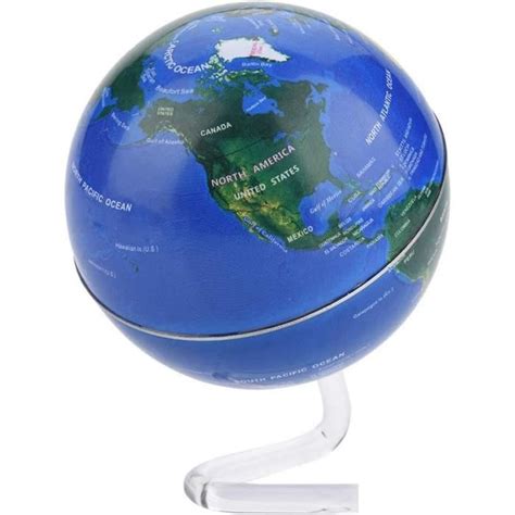 Globe Terrestre Rotatif De Bureau Avec Support Pour Adultes H