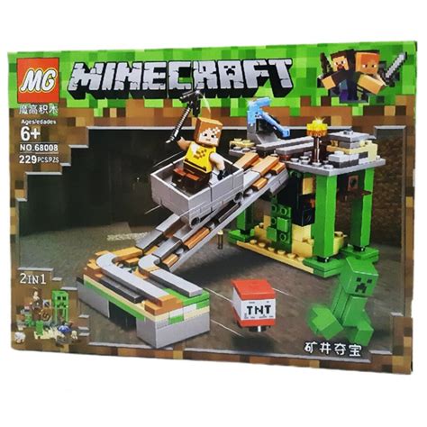 Конструктор Лего Minecraft Шахта крипера - купить с доставкой по ...